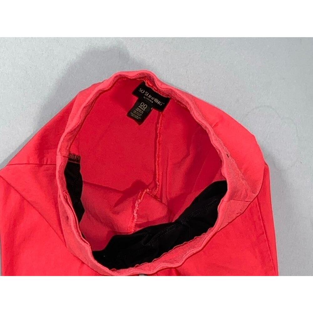 Chico's So Slimming Pull On Skinny Ankle Tech Leggings, Pants. Red, Tag 00 (2). - Picture 3 of 5